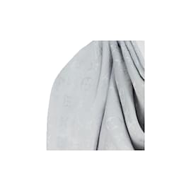 Louis Vuitton-Chal clásico con monograma de Louis Vuitton-Gris