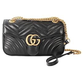 Gucci-GUCCI Marmont small bag-Black