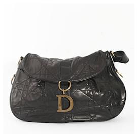 Christian Dior-DIOR cannage Hobo bag-Black
