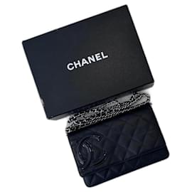 Chanel-Wallet on chain cambon-Black