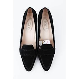 Tod's-Suede heels-Black
