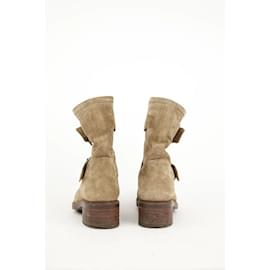 Free Lance-Suede boots-Brown