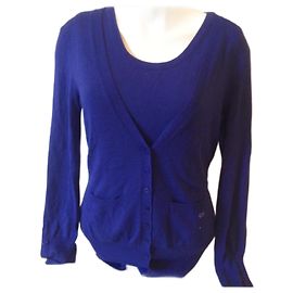 ESCADA Strickwaren T.International S Baumwolle Blau