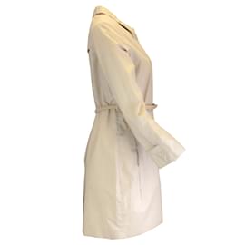 Autre Marque-Jil Sander Khaki Belted Cotton Trench Coat-Beige