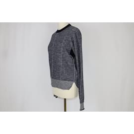Céline-Dark Grey Crew Neck Sweater-Grey