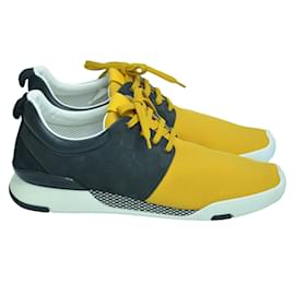 Louis Vuitton-giallo/Sneaker Damier Fastlane nera-Nero