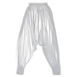 Loewe-Pantalones bombachos con globos blancos-Blanco