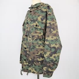 Saint Laurent-Camouflage Print Utility Jacket-Other