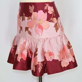 Zimmermann-Falda Estampado Floral Multicolor-Multicolor
