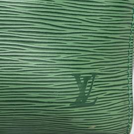 Louis Vuitton-Louis Vuitton Keepall de couro Epi verde 45-Verde