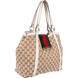 Gucci-Gucci GG Monogram Nouveau sac cabas pour femme-Beige