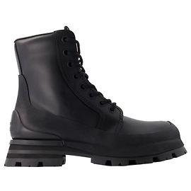 Botines Wander - Alexander McQueen - piel de becerro - Negro Negro