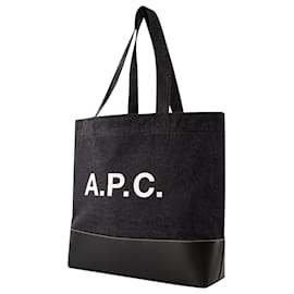 Apc-Axel Shopper-Tasche - A.P.C. - Denim - Schwarz-Schwarz