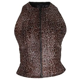 Alaïa Chaleco estampado Alaia de pelo de becerro con estampado animal Otro Impresión de pitón