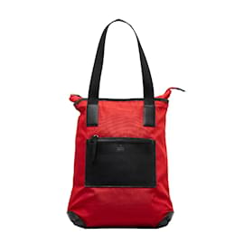 Gucci-Nylon Tote Bag  019 0401-Red