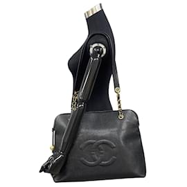 Chanel-Timeless CC Caviar Tote Bag-Black
