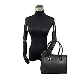 Gucci-Leather Handbag-Black