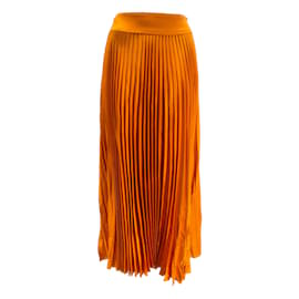 Alexandre Vauthier-ALEXANDRE VAUTHIER  Skirts T.International S Silk-Orange