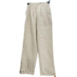 Reformation-REFORMATION Pantalon T.US 2 lin-Beige