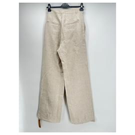 Reformation-REFORMATION  Trousers T.US 2 Linen-Beige