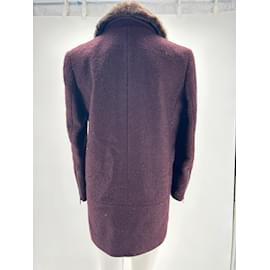 The Kooples-THE KOOPLES Manteaux T.fr 36 Wool-Bordeaux