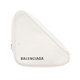 Balenciaga-BALENCIAGA Pochettes T.  Cuir-Blanc