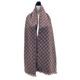Gucci-GUCCI  Scarves T.  Wool-Brown