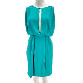 Emanuel Ungaro dresses T.FR 40 Silk Blue