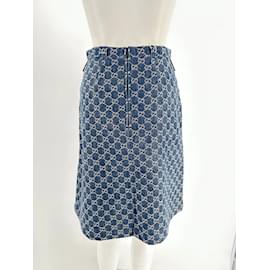Gucci-GUCCI  Skirts T.it 40 cotton-Blue