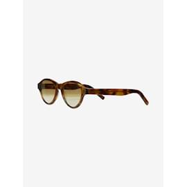 Saint Laurent-Brown Sunset tortoise shell sunglasses-Brown