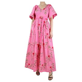 Autre Marque-Pink embroidered maxi dress - size S-Pink