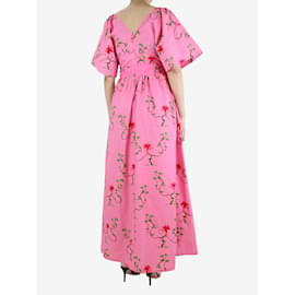 Autre Marque-Pink embroidered maxi dress - size S-Pink