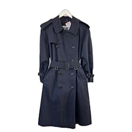 Burberry-Trench coat vintage Burberry “the Waterloo”-Azul marinho