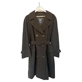 Burberry-Cappotto vintage Burberry modello “the Waterloo”.-Marrone