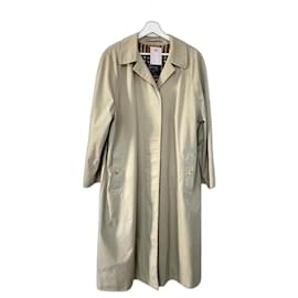 Burberry-Trench coat vintage Burberry “Camden”-Bege,Cru,Creme