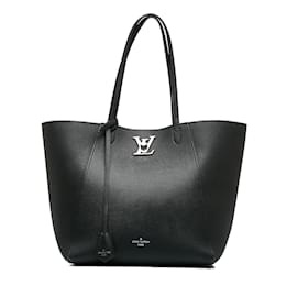 Louis Vuitton-Cabas Lockme noir Louis Vuitton-Noir