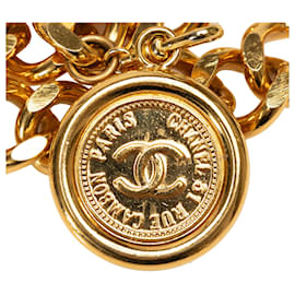 Chanel-Cintura a catena con medaglione d'oro Chanel-D'oro
