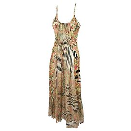 Roberto Cavalli Kleider Beige