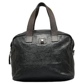 Céline-Leather Handbag-Black