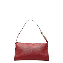 Louis Vuitton-Epi Pochette Accessorio M40776-Rosso