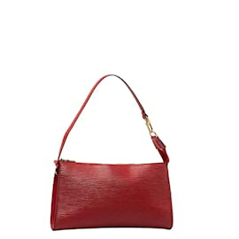 Louis Vuitton-Acessório Epi Pochette M40776-Vermelho