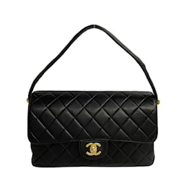 Chanel-Bolso CC clásico acolchado-Negro
