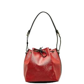 Louis Vuitton-Louis Vuitton Epi Petit Noe Leather Shoulder Bag M44172 in Good condition-Red