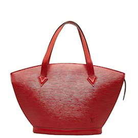 Louis Vuitton-Epi Saint Jacques kurzer Riemen M52277-Rot