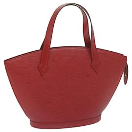 Louis Vuitton-LOUIS VUITTON Epi Saint Jacques Hand Bag Red M52277 LV Auth ep2878-Red