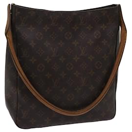 Louis Vuitton-LOUIS VUITTON Monogram Looping GM Shoulder Bag M51145 LV Auth 63590-Monogram