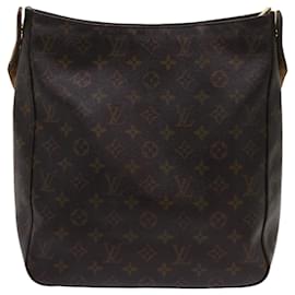Louis Vuitton-LOUIS VUITTON Monogram Looping GM Shoulder Bag M51145 LV Auth 63590-Monogram