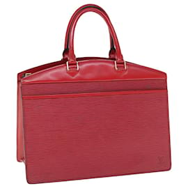 Louis Vuitton-LOUIS VUITTON Epi Riviera Hand Bag Red M48187 LV Auth 63627-Red