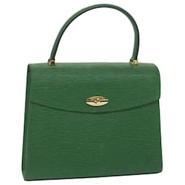 Louis Vuitton-LOUIS VUITTON Epi Malesherbes Hand Bag Green M52374 LV Auth 63579-Green