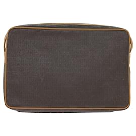 Fendi-FENDI Shoulder Bag Nylon Brown Auth 63467-Brown